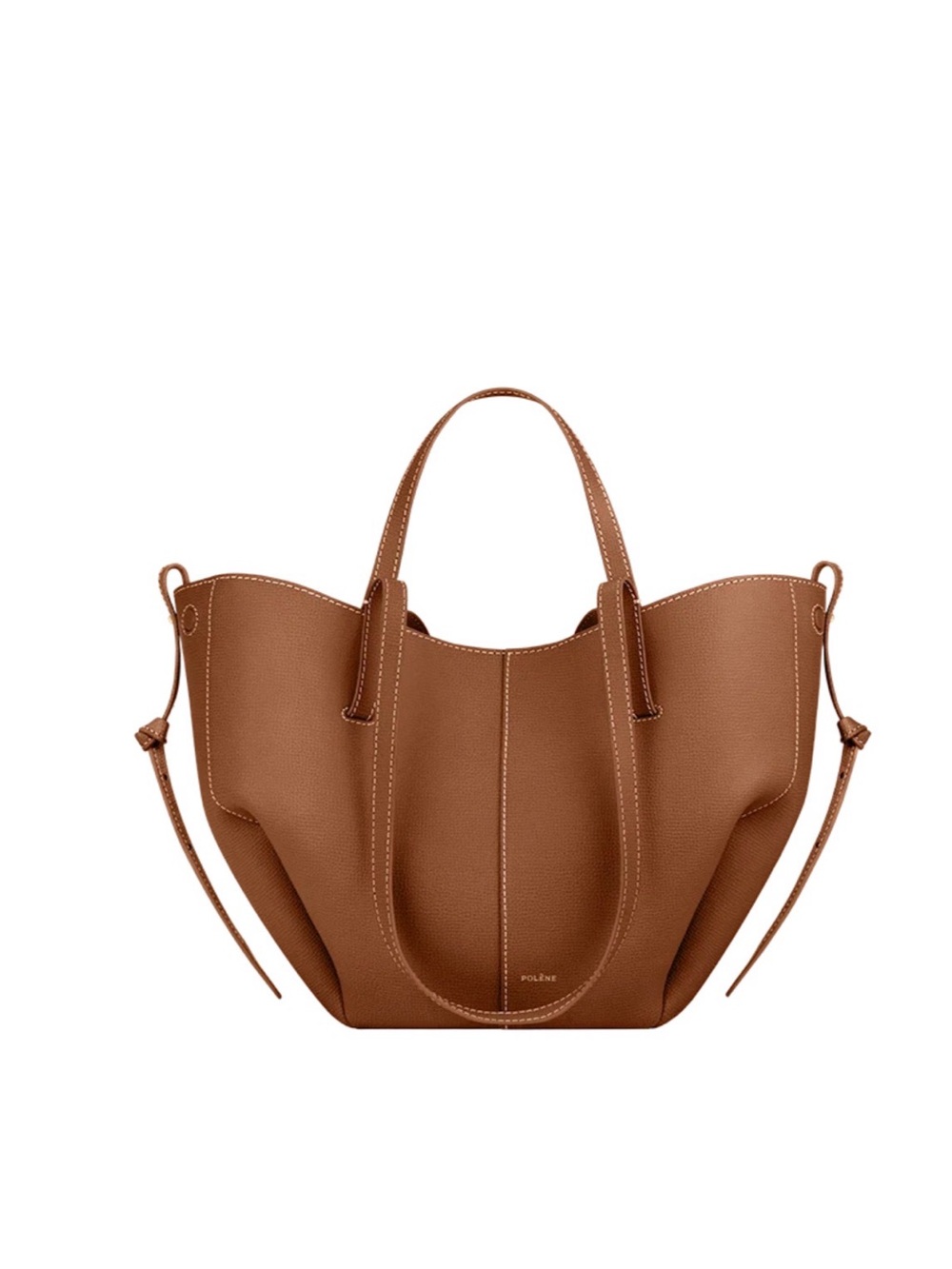Polene Cyme Mini Textured Camel